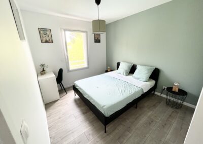 Chambre lit double Villa Rafael