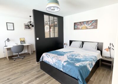 Chambre avec bureau Villa Nathan