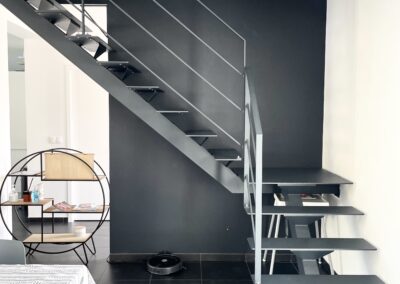 Escalier intérieur Villa Rafael