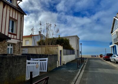 Plage devant studio Océan