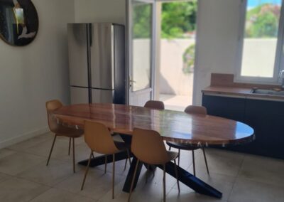 table 12 personnes à la villa Mathéo