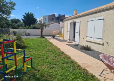 la villa Mathéo avec ses jeux extérieurs